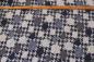 Preview: Jaquard Leinen - Hahnentritt blau Preview: Jaquard Leinen - Hahnentritt blau