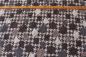 Preview: Jaquard Leinen - Hahnentritt braun Preview: Jaquard Leinen - Hahnentritt braun