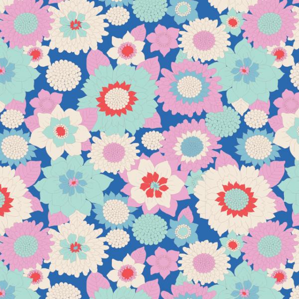 TILDA - Boogieflower blue TILDA - Boogieflower blue