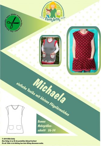 Michaela - einfache Tunika mit Miniärmelchen Michaela - einfache Tunika mit Miniärmelchen