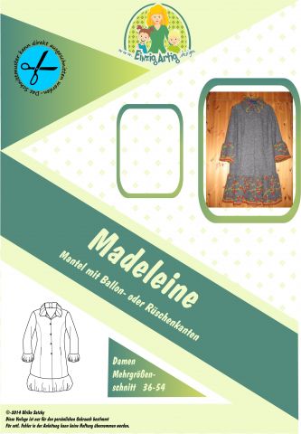 Madleine - Mantel mit Rüschen oder als Ballonvariante