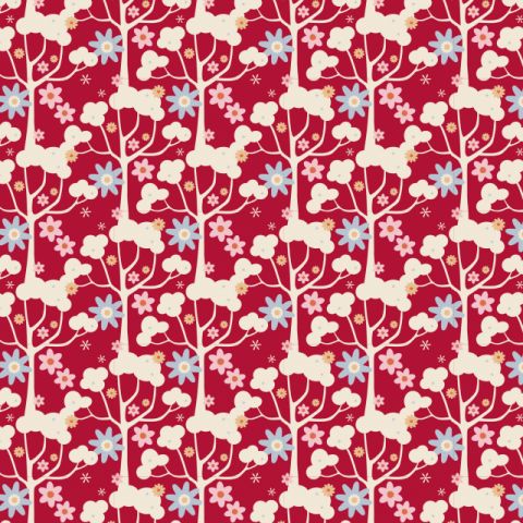 TILDA - Wildgarden red TILDA - Wildgarden red