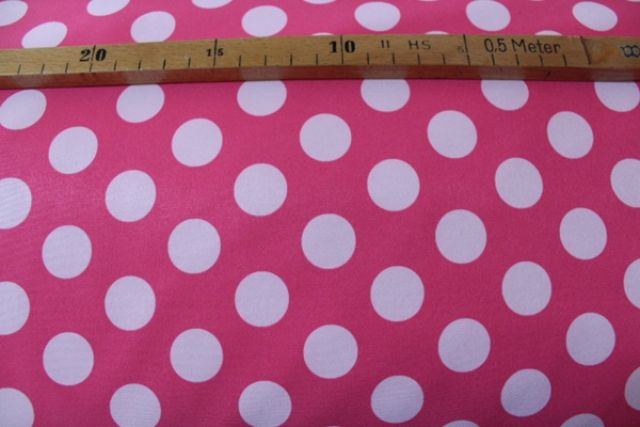 Softshell Punkte pink