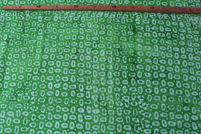 Baumwolle - Batik Ovale grün Baumwolle - Batik Ovale grün
