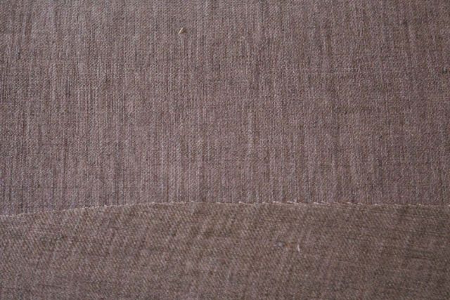 Leinen in Jeanswebung - beige/creme Leinen in Jeanswebung - beige/creme