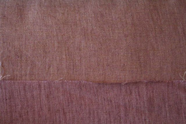 Leinen in Jeanswebung - sand/beige Leinen in Jeanswebung - sand/beige