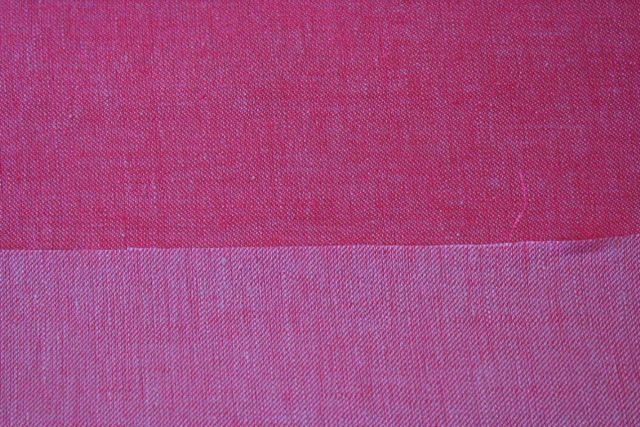 Leinen in Jeanswebung - pink/lila Leinen in Jeanswebung - pink/lila