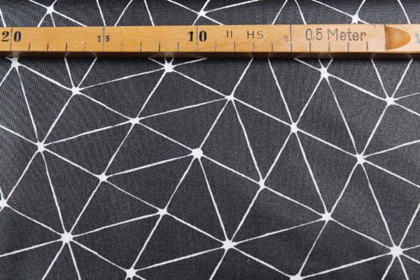 Beschichtete Baumwolle - Shaped schwarz FQ Beschichtete Baumwolle - Shaped schwarz FQ
