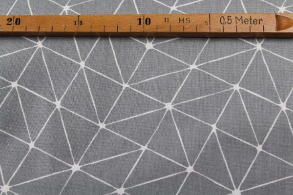 Beschichtete Baumwolle - Shaped grau FQ Beschichtete Baumwolle - Shaped grau FQ