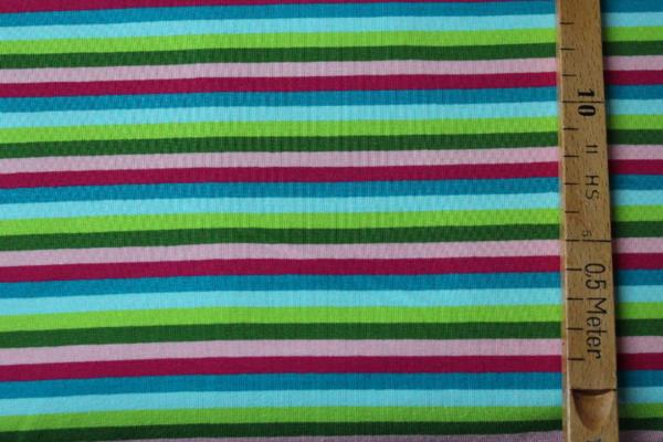 Jersey - BW - Streifen - rosa-pink-türkis-hellblau-lemon-grün Jersey - BW - Streifen - rosa-pink-türkis-hellblau-lemon-grün