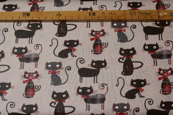 Beschichtete Baumwolle - Katzen FQ Beschichtete Baumwolle - Katzen FQ