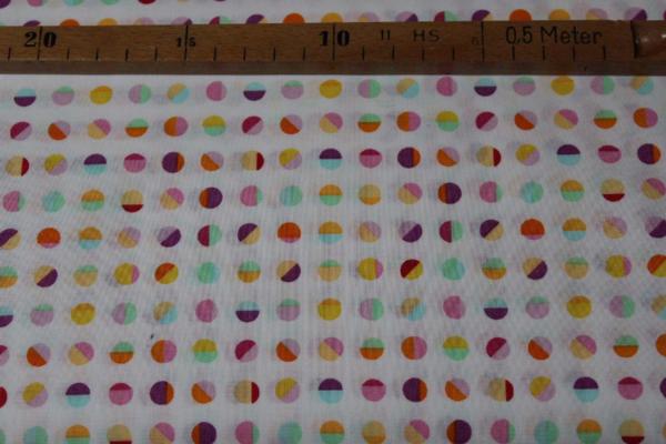 Patchwork - Dots White Pink Pond Life Patchwork - Dots White Pink Pond Life