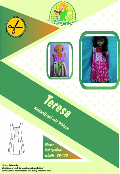 Teresa - Kinderdirndl mit Schürze Teresa - Kinderdirndl mit Schürze